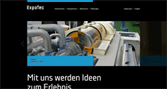 Desktop Screenshot of expotec.de