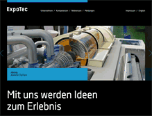 Tablet Screenshot of expotec.de